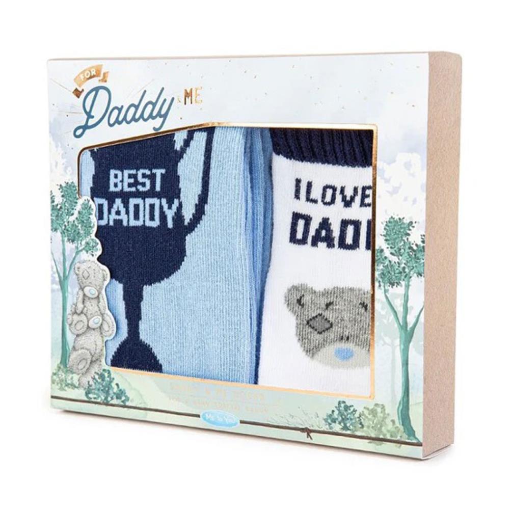 Me to You Bear Daddy & Me Socks Extra Image 1